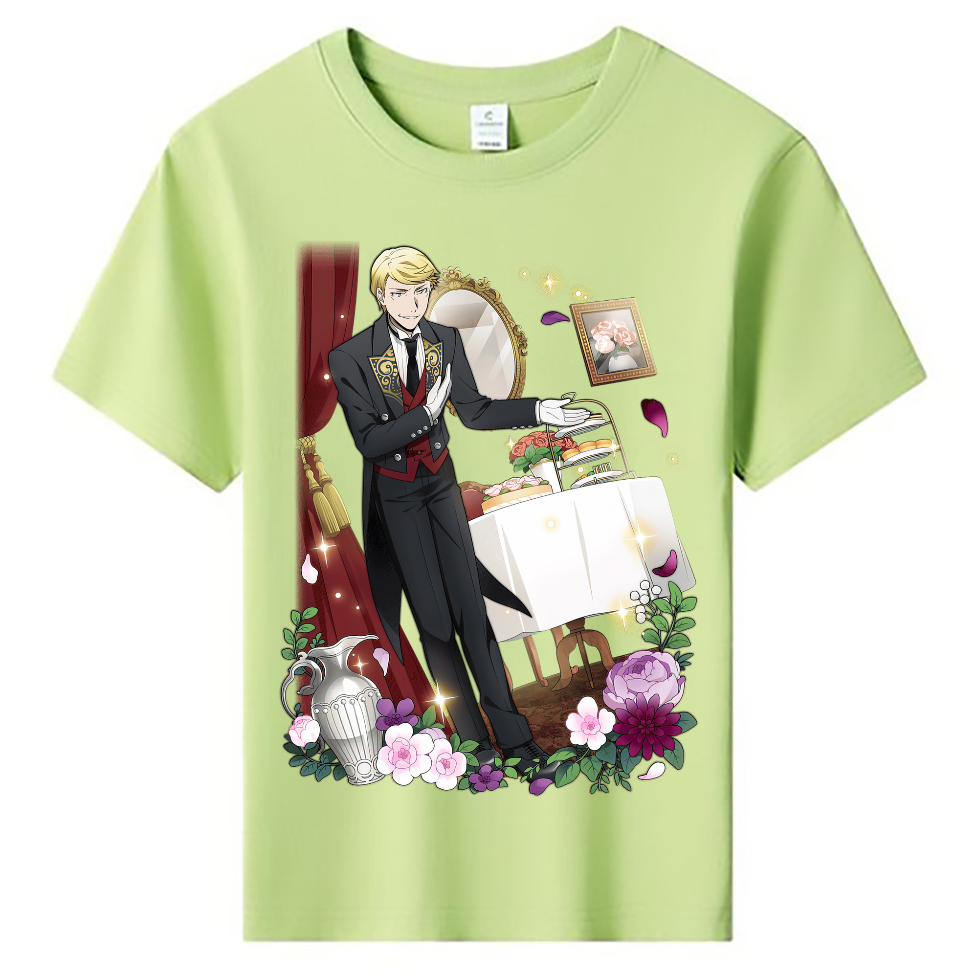 （画像用） 文豪ストレイドッグス Bungo Stray Dogs 綿100％キッズTシャツ（フロントプリント）